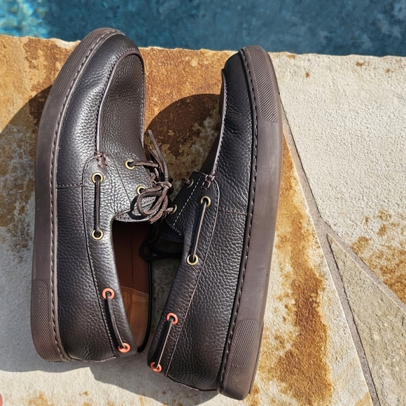 Fitflop LawerenceBOAT SHOES 030 MOKA shoes 11 - Picture 10 of 14